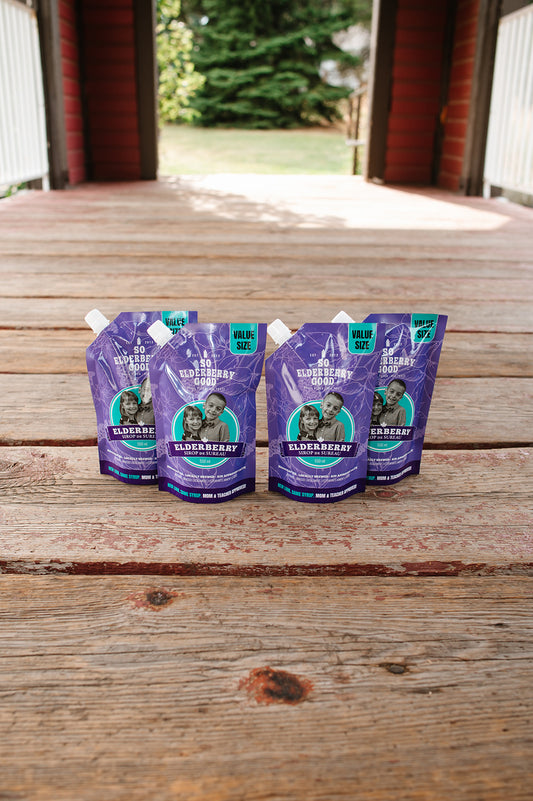 4 PACK Elderberry Syrup